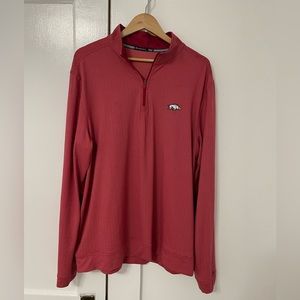Southern Tide Arkansas Razorbacks 1/4 Zip Dri Fit Sz L